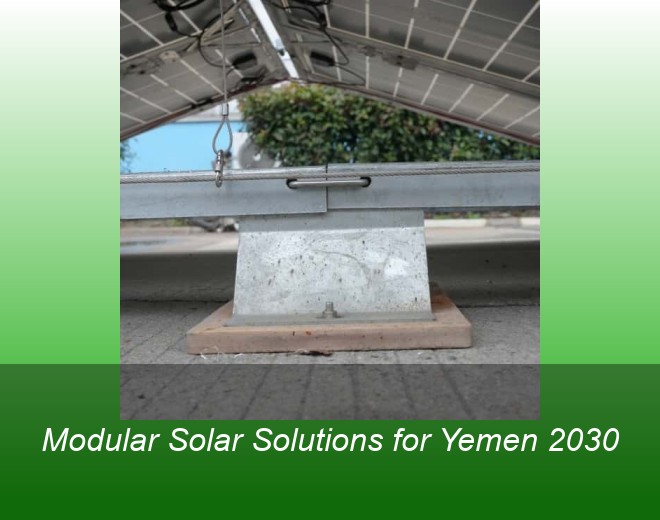 Modular Solar Solutions for Yemen 2030